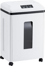 Effeluviate Professional Commercial Paper Shredder: P-7 Security Super Micro-Cut 1x1.7mm 7 Sheets/CDs/Cards/Staples 6-Gal Bin Heavy Duty for Home/Office/Industrial/Business Use-Confidential Documents