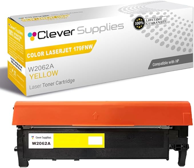 CS Replacement Compatible with HP 179FNW Toner Cartridge W2062A to use with 150A150NW 178NW 178NWG (Yellow, 1-Pack)