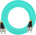 Jeirdus 1Meter 3ft Duplex 50/125 10G OM3 Multi-Mode Fiber Optic Cable Jumper - FC to FC Optical Patch Cord