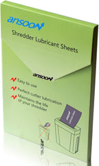 Ansoon 24 Pack Paper Shredder Lubricant Sheets, Paper Shredder Sharpening & Lubricating Sheets