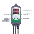 Inkbird WiFi ITC-308 Digital Temperature Controller Thermostat Remote Monitoring Controlling Home Brewing Fermentation Breeding Incubation Greenhouse