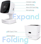 blurams 5GHz Cameras for Home Security, 2K Security Camera Indoor, Pet Camera with Phone App, Indoor Camera w/AI Motion Detection, 2-Way Audio, Compatible with Alexa&Google Home, WiFi 6