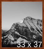 Frame It Easy 33 x 37 Russet Wood Frame (Derby)