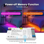 GLEDOPTO ZigBee 3.0 LED Strip Light Controller Pro Max 5 in 1 RGBCCT RGBW RGB CCT Dimmer Monochrome Color White Light Mix PWM Dimming 20A Pluggable Fuse App Voice Control (ZigBee Hub Require)