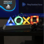 Paladone Playstation Heritage Icons Light, Desktop Game Room Lighting Accessories, 3 Dynamic Light Modes, Powered by USB or Batteries
