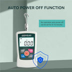 GOYOJO Digital Force Gauge High-Precision Push-Pull Meter for Tension & Compression Testing Units (N, kg, lb, oz) Real-Time/Peak/First Peak Modes Ideal for Quality Control & Material Testing (30N)