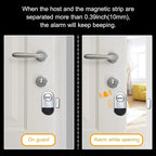Door Alarms When Opened for Kids Safety, 4 Pack 120dB Loud Window Sensors for Home Security, Pool Alarms, Door Alarm Sensor for House Hotel Sheds Caravans