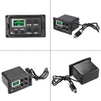 Acoustic Guitar Tuner, 3-Band EQ Equalizer LCD Display Volume Control Bass Middle Treble Knob for Acoustic Guitar
