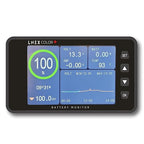 LNEX 500A Battery Monitor with Shunt, 3.5" Color Screen RV Monitor with 16ft Cable, Support High Low Voltage Current Programmable Alarm for 8-120V Lifepo4, Lithium, Gel, Flooded Battery