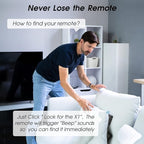 SofaBaton X1 Universal Remote with Hub and App, All-in-One Smart Universal Remote Control with Customize Activities, Control Up to 60 IR/Bluetooth/WiFi Devices