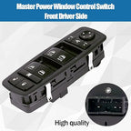 Master Power Window Control Switch Front Driver Side Fits for 2014-2018 Jeep Grand Cherokee Replaces 68184803AA 68184803AB 68184803AC