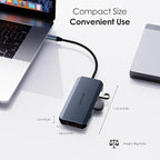 USB C Docking Station Dual DP Monitor, Displayport Docking Station with Dual DP, HDMI, VGA, USB2.0 Ports for Lenovo HP Dell, Windows System Computer (Gray)