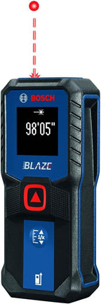 BOSCH GLM100-23 100 Ft Blaze Laser Distance Measure, Includes 2 AA Batteries