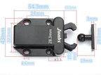 Cabinet latches,Push Latch, Rebound self-Locking Device, with Automatic pop-up Function Cabinet Lock, Prevent The Door from Sliding, Convenient and Practical, Easy to Install. (2 Pack)