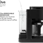 K-Duo Essentials Coffee Maker for Hot and Iced Drinks, Single Serve KCup Pod Brewer and 12 Cup Carafe Drip Coffee Pot, 72 oz Water Reservoir,Pause & Pour Feature, Perfect for Home & Office Use