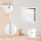 Suteck 18 x 18 Inch White Access Doors, Reinforced Hinged Access Panel for Drywall Walls and Ceilings
