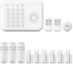 PGST Wireless Alarm System,Smart GSM 4G Home Security System with Door/Motion Sensors,Tuya APP Alerts,Compatible with Alexa&Google Assistant for Home,Villa,Apartment,Kids Safety,Pets