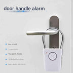 Wireless Door and Window Safety Sensors, Touch Vibration Detection, 120 Alarm Sound, Three Alarm Modes for Burglar Alarm System at Home