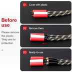 SKW RCA Y Splitter Cable 1 Male to 2 Male Subwoofer Cord, BG Series Ultra-high Purity Copper RCA Y Cable with OD 7.0mm, Multiple Shield Stereo Audio Cable for Subwoofer, Home Theater 9.8ft (3M)
