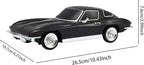 WSTER Retro American Style car Bluetooth Speaker, Portable Wireless Outdoor Speaker, TWS Stereo, Support USB/TF/AUX, Party Bluetooth Speaker with Microphone,Classic car Gifts for Men(Black)