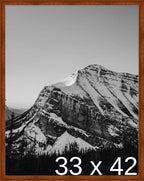 Frame It Easy 33 x 42 Russet Wood Frame (Derby)