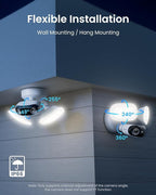 REOLINK Elite Pro Floodlight PoE, 16MP Dual Lens PoE Security Camera with 180° View, Local AI Video Search, Full Color & Infrared Night Vision, Smart Detection, 24/7 Recording with Motion Track