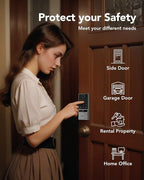 Devo G2 Fingerprint Smart Door Lock, Keyless Entry Door Lock, App Control, Smart Locks for Front Door, Smart Deadbolt Lock, Built-in Bluetooth, Touchscreen Keypad, 8 Months Battery, IP54 Waterproof