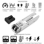 OPSTRAN 1000BASE-SX SFP Optical Transceiver Module Compatible with Extreme 10051H 10051 10071 10071H 850nm 550m DDM Duplex LC MMF