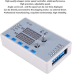 Digital Display Stepper Motor Speed Controller Governor Driver Control Module High Precision Adjustable Speed Real Time Display for DIY Robotics Projects 7 30V DC Power Supply
