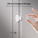 Zigbee Door Sensor 2 Pack, Mini Smart Door Sensor, Home Automation, Kid Safety, Compatible with SmartThings, Alexa, Home Assistant, Aeotec, Hubitat, Homey with Build-in Zigbee Hub, Hub Required