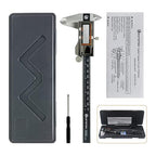 KETOTEK Digital Caliper Measuring Tool, IP54 Waterproof Stainless Steel Electronic Vernier Caliper 6 Inch/150mm Digital Micrometer with Large LCD Screen