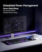 KAMRUI Hyper H2 Mini Gaming PC, in-tel Core i9-11900H (Beat i5/i7, up to 4.9GHz) 32GB RAM 1TB SSD Mini Desktop Computers, Triple 4K Display 6*USB3.2, USB-C, HDMI, DP, WiFi6, BT5.2, Gaming Home Office