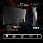 KTC 24.5'' Gaming Monitor, FHD 1080P 180Hz (Up to 200Hz) Fast IPS 128% sRGB Computer Monitor, HDR10, Adaptive Sync, Eye Care PC Gamer Monitor, HDMIx2, DP, VESA Mountable, Tilt Adjustable, H25T7