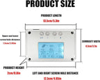 OOYCYOO MPPT 30A 40A 60A 80A 100A solar charge controller display, high-definition LCD numerical control display, multi-function button display, communication interface solar charge controller display