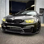SOCAL-LED LIGHTING Yellow Angel Eye Daytime Running Light DRL Non-Adaptive Headlight Insert Diode Module LED Control Unit Fit for BMW 2018-2020 F32 F33 F36 4 Series LCI, Pack of 2