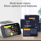 BRWISSEN A16 Air Quality Monitor Indoor PM1.0 PM2.5 PM10 Dust Meter TVOC HCHO Pollution Tester 6 Sizes Particle Counter AQI Formaldehyde VOC Detector Home with Data Logger
