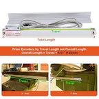 FASTTOBUY 10"+18"+20" 3 Axis Digital Readout DRO Display 5um Precision TTL Linear Glass Scale for Drill EDM Mill Lathe,(250mm+400mm+500mm).