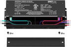 EMITEVER Dimmable Led Driver, 2 Packs 100W AC 110V-277V to DC 24V Transformer, 5-in-1 Dimming: ELV/MLV/TRIAC / 0-10V / 1-10V / 10V PWM/Potentiometer, Waterproof IP67 and UL Listed