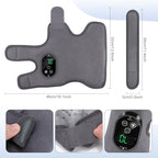 2-Pack Foot Renew Foot Massager, Ankle and Foot Massager for Pain Relief, Ankle Heating Pad with Massage, 6 Heat Levels & 3 Massage Modes with Timer (Grey)