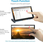 Hosyond 7 Inch Touchscreen IPS DSI Display Compatible with Raspberry Pi 5/4/3, 800x480 Pixel Capacitive Screen MIPI Driver-Free Interface