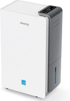 4500 Sq.Ft Most Efficient Energy Star 2025 Dehumidifier,AEOCKY Max 80 Pint/Day Smart Compressor Dehumidifier with Drain Hose, Intelligent Humidistat,for Basement,Bedroom,Home,Bathroom
