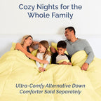 Full XL Bed Sheet Set - 4 Piece Extra Long Extended Full XL Sheets - Soft, Breathable & Cooling - Fits 8" to 16" Mattress w/ Deep Pockets - 54" x 80" - Easy-Fit, Wrinkle and Fade Resistant - Yellow