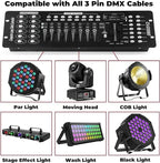 192 DMX Controller Use for Editing Program of Stage Lighting,DMX 512 DJ Controller Stage Light Controller Panel DMX Console for Party Music Show Christmas and Halloween