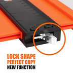 Saker Contour Gauge Duplication-Adjustable Lock-Precisely Copy Irregular Shape-Irregular Woodworking Tracing-Must Have Tool Valentine's Day Gifts for DIY Handyman Men Husband 10 Inch+5 Inch