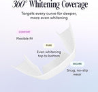 Boca Bella Teeth Whitening U-Wraps – 10 Treatments – 15% Hydrogen Peroxide, Enamel-Safe, No Harsh Sensitivity – Patented Strip Design with Aloe, Calendula & Peppermint – Fast, Even Whitening