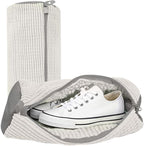 Shoe Washing Machine Bag: Laundry Shoe Bag for Washer and Dryer - 2pc Durable Hidden Zipper Reusable Shoe Cleaning Bag for Sneaker Tennis Shoes, Fluffy Fibers Keep 360° Wrap-around Cleaning