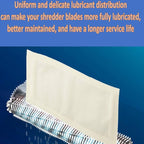 Paper Shredder Lubricant Sheets, Paper Shredder Sharpening & Lubricating Sheets-25pack