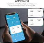 Smart Home Energy Monitor with 2 x 120A CTs, Live Electricity Usage Tracking, Bi-Directional Power Tracking, Supports Single-Phase 3-Wire System, 2.4GHz Wi-Fi (WiFi Version)
