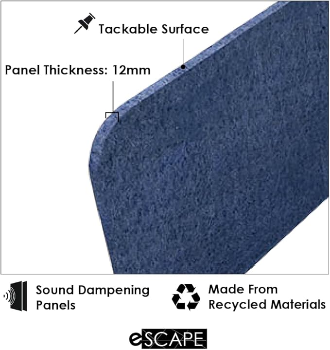 Escape Acoustic Wall Art | Matrix Design | Suspended Sound Proofing Panels | Eco-Friendly Recycled Material | 48X30 | Coffee