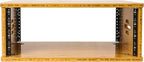 Sound Town DIY 4U Solid Bamboo Studio Rack w/ 14.2" Depth, Ventilation for Recording Room, PA/DJ Pro Audio, Home Audio (STBR-4U)